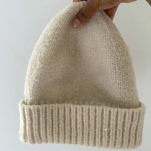 Cream Beanie